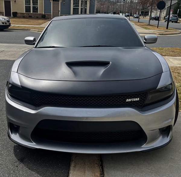 Gunmetal matte Dodge Charger Daytona
